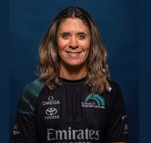 Emirates Team New Zealand sailor smiling