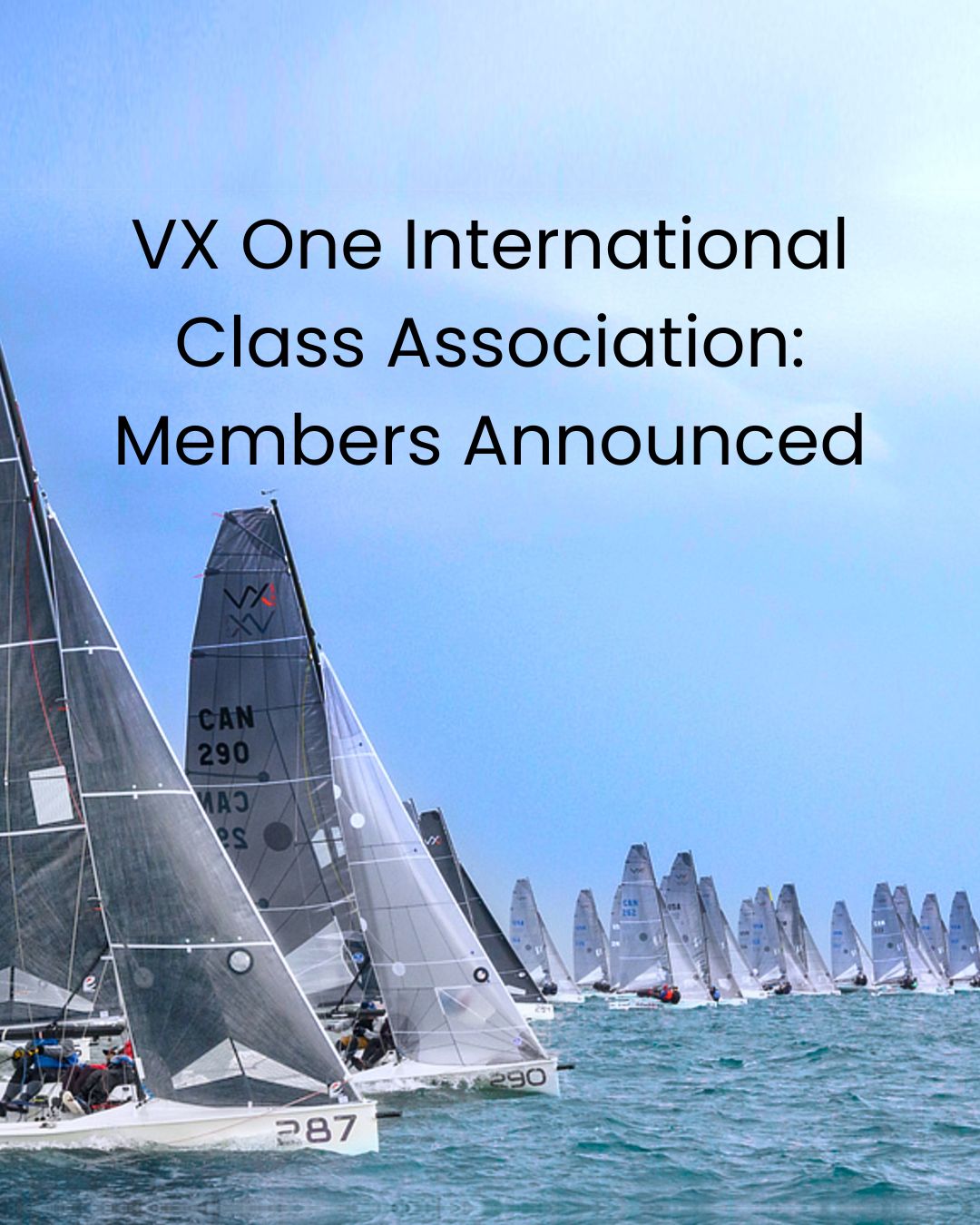 VX One sailing race members announced