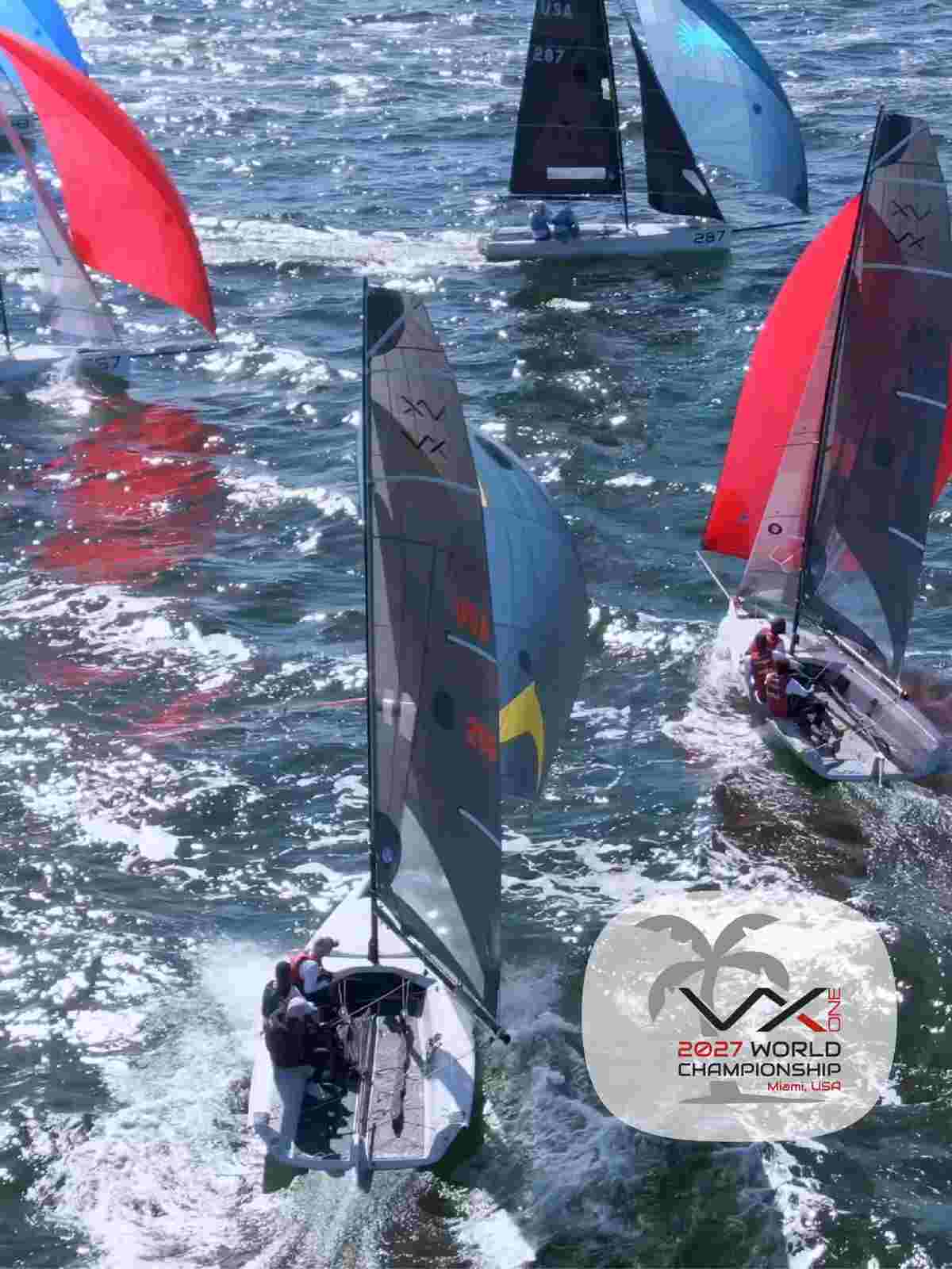 vx one sailing at different angles